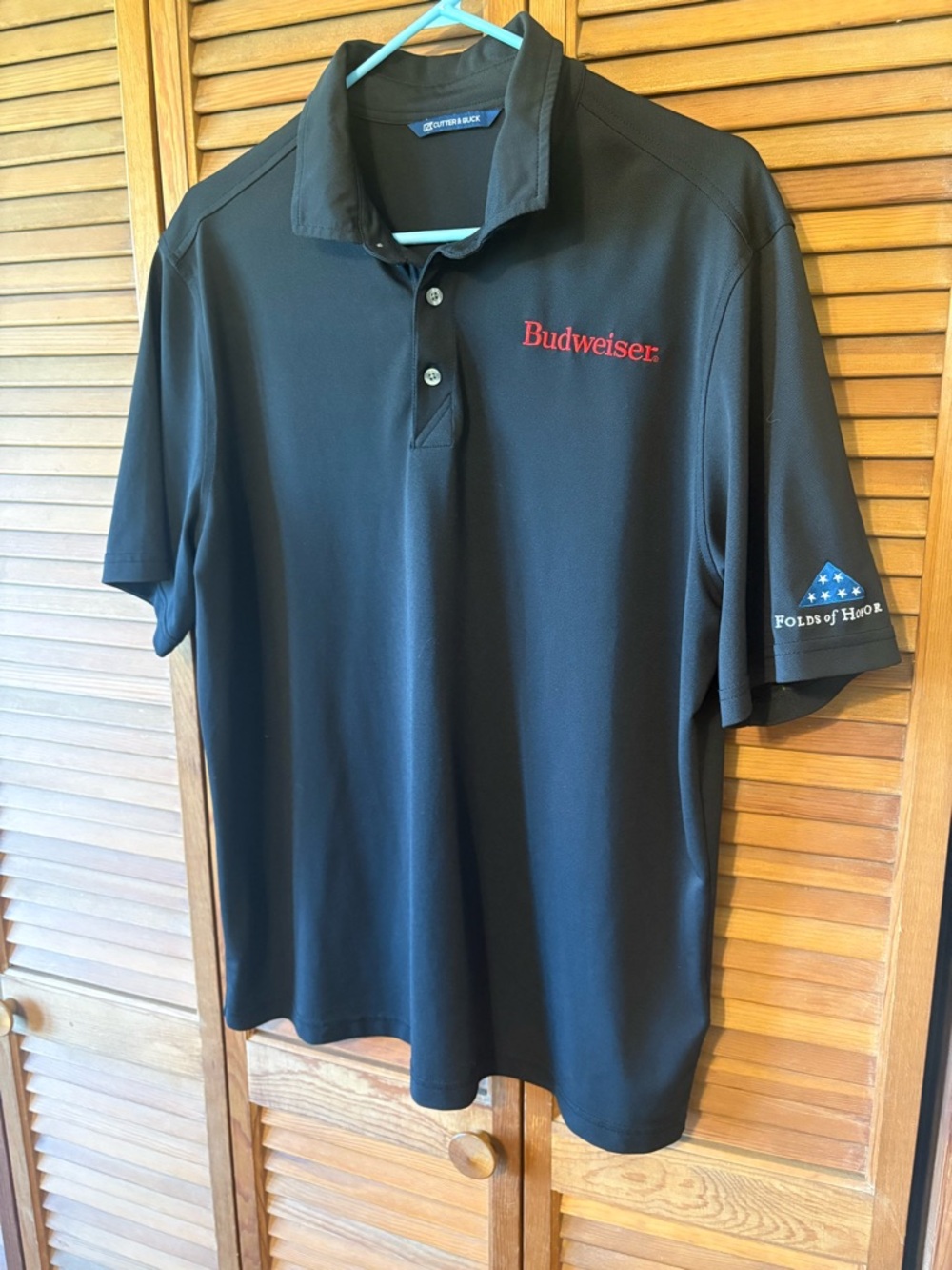 Cutter & Buck Budweiser Folds of Honor Polo Large